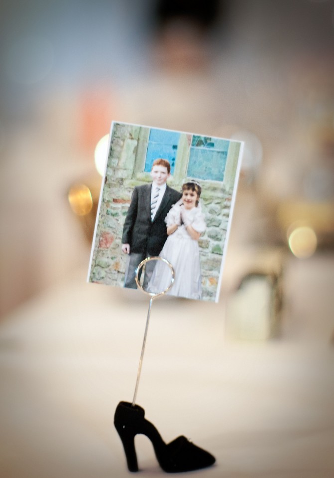 alternative wedding table numbers. wedding ideas and wedding inspiration. personalise photographs alternative to wedding table numbers photographs